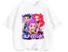 Playful Cartoon Kpop Demon Hunters Kids Tee Summer Casual Round Neck Design Daily School And Outdoor Wear Boys Girls Tops