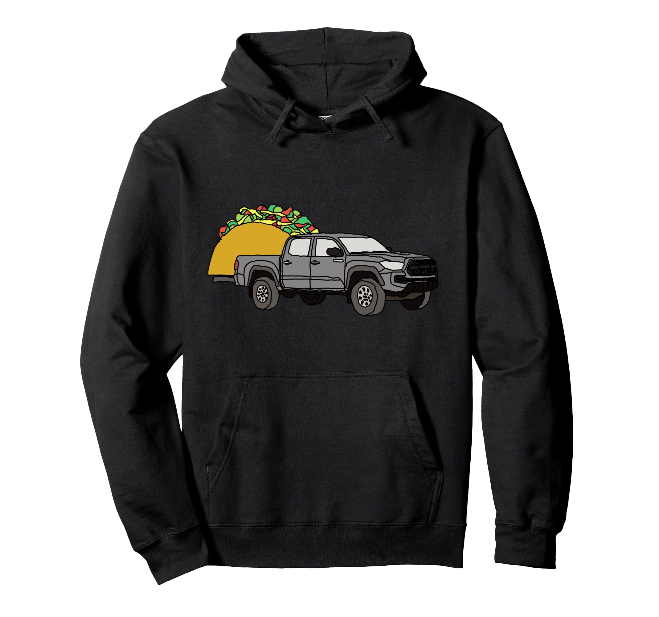 

Taco Tacoma TRD Prerunner 4X4 Truck Off-Road Wheel n Truck Hoodie