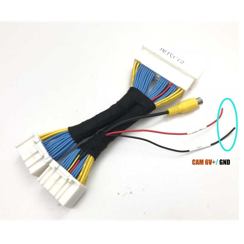 JIAYITIAN Rear View Camera Input Harness Cable For Hyundai Elantra 2017 2018 2019 RCA Video Plug Adapter Cable Kit factory radio