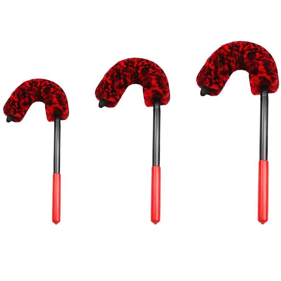 Car Wheel Woolies Plush Soft Alloy Wheel Cleaning Brush Detailing Brushes for Auto Motorcycle Maintenance Care Clean Tool
