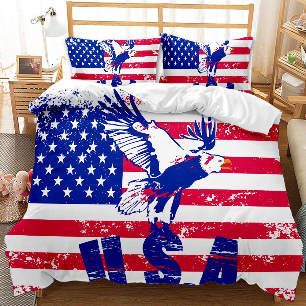 Animal Duvet Cover Set Exotic Style Boys 3D Animal Printed Bedding Set Black Wolf Double Queen King Size Polyester Qulit Cover