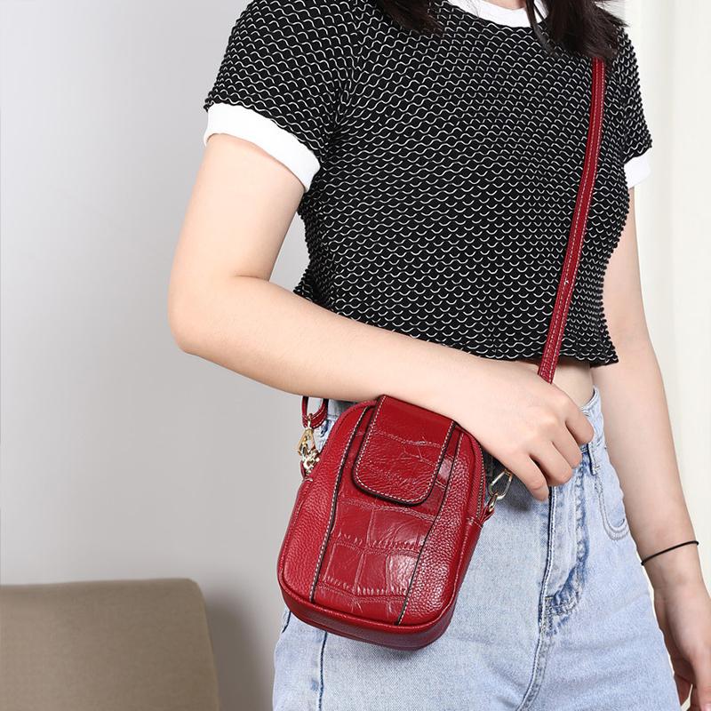 Crocodile Pattern PU Leather Women Shoulder Bag Small Flap Mini Crossbody Bags Summer Phone Purse Lady Messenger Bag