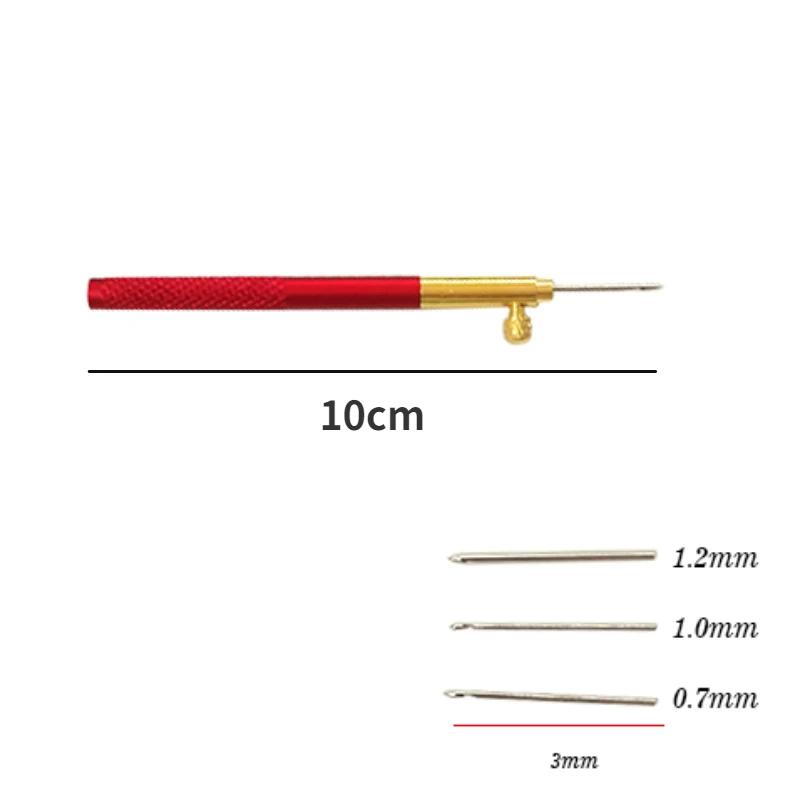French Wooden Crochet Embroidery Punch Needles Wooden Handle Crochet Hook Cross Stitch Crochet Kit Sewing Knitting Tools