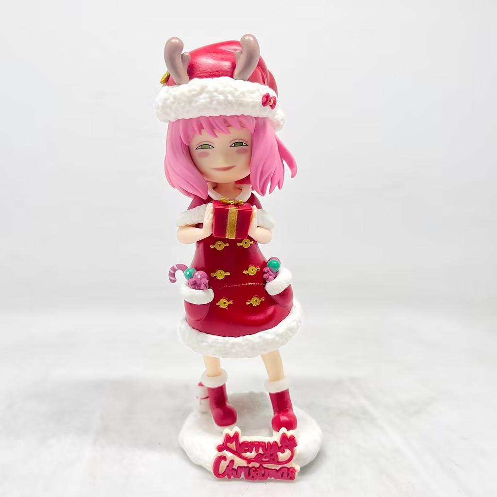 SPY×FAMILY Anya Forger Interchangeable heads Christmas Ver. Anime Action Figure Toys 16.5CM