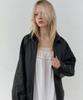 Seoran Lambskin Leather Blouson_Black