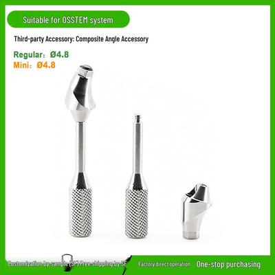 Osstem Implant Composite Angle Abutment Compatible Titanium Base for Immediate Restoration