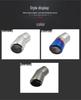 Stainless Steel Exhaust Tailpipe for Land Cruiser - Mirror Silver Clamp Decoration