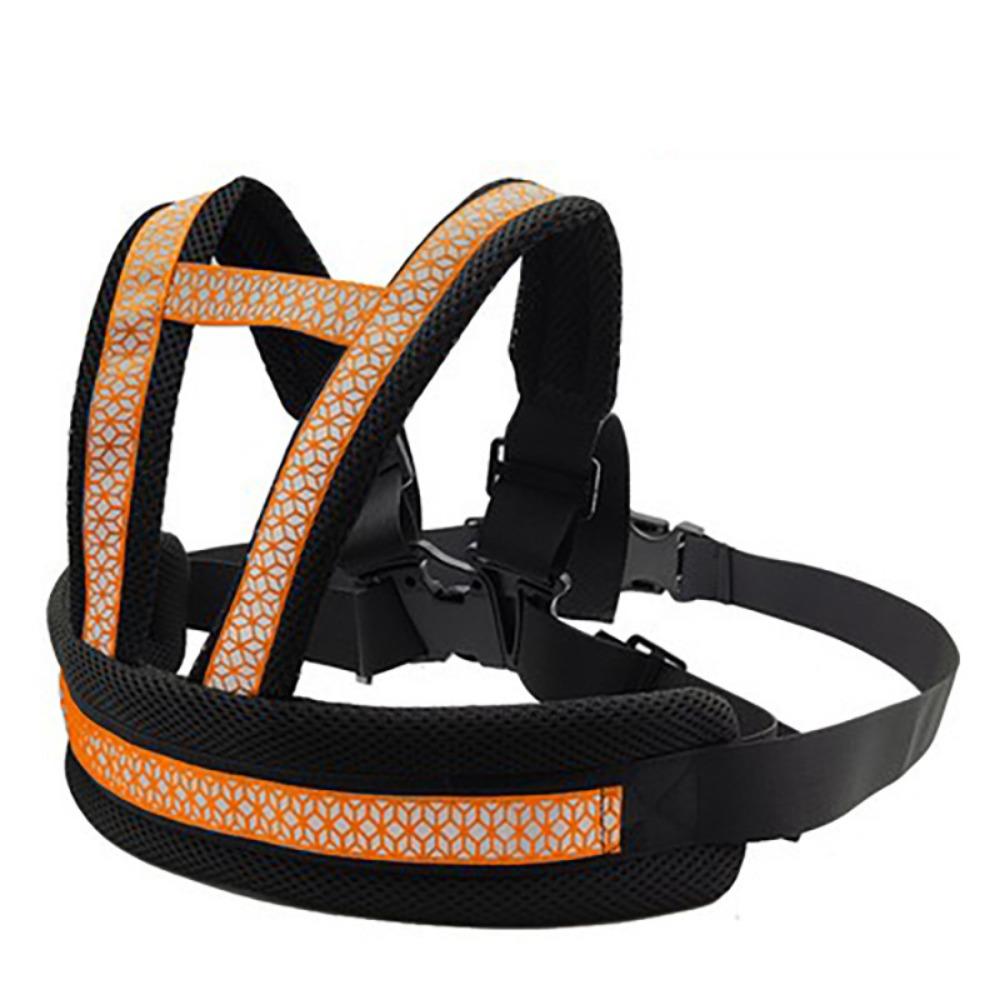 

Светоотражающий ремень Детский мотоциклетный ремень безопасности Дышащий детский нагрудный безопасный ремень Для использования на мотоцикле оранжевый