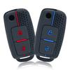 Silikon Auto Schlüsselhülle Schlüsselhülle Für VW T5 Polo Passat Volkswagen Golf 4 5 6 Caravelle Skoda Fabia Octavia Ligier JS Seat Toledo