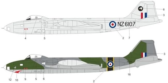 KP Model Canberra Vintage Series Plastic Model Kit KPMV7203 1/72 B(I) MK.8/12/88 (Airplane)