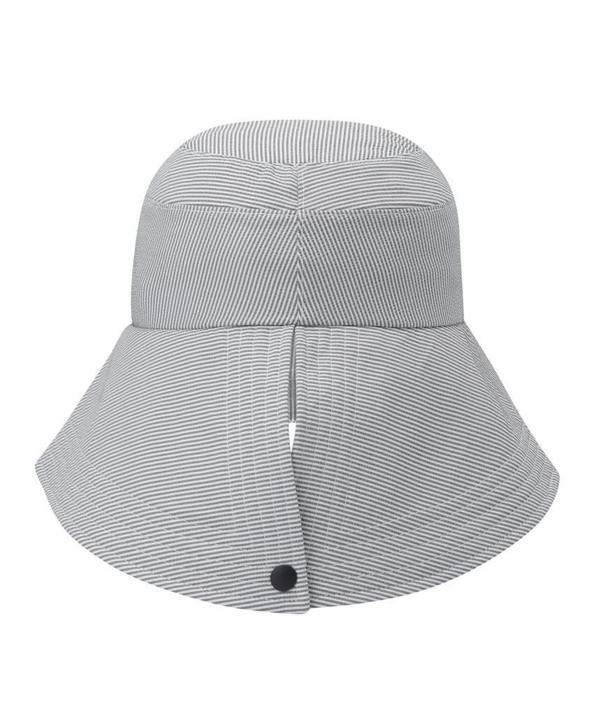Goldeunbeeo (W) Seersucker Slit Bucket Hat G6Rax26231Bkx