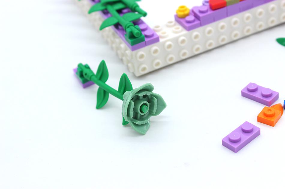 Pin Yi Jarní květina DIY Dětské stavebnice Rámeček na fotky - Kreativní ručně vyráběný stojánek a dárek pro děti