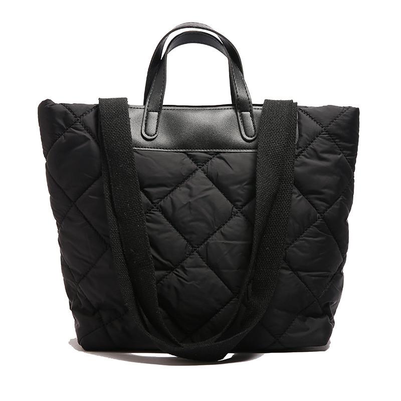 Spacious And Stylish Nylon Tote Bag For Women With Quilted Design Perfect For Use Everyday