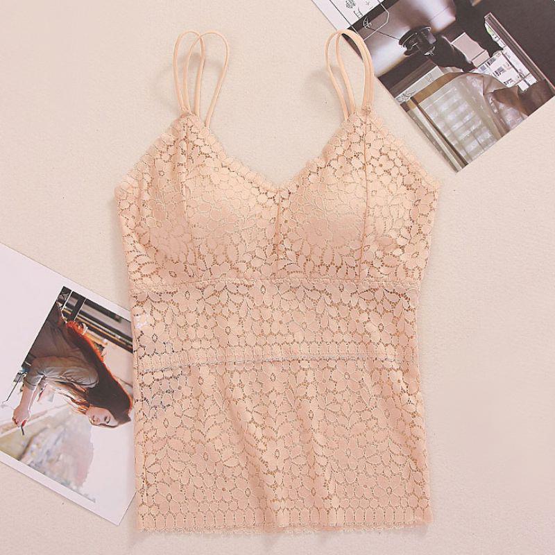 

Женский красивый бюстгальтер с мягкой подкладкой на спине, жилет, кружевное нижнее белье One Size