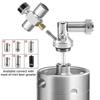 Draft Beer Tap Keg Dispenser,Brew Mini Keg Growler Kit with Beer Faucet,Adjustable Pressure Mini Co2 Regulator,beer barrel spear