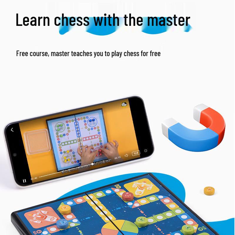 Deli YW175-F Magnetic Ludo Game Set