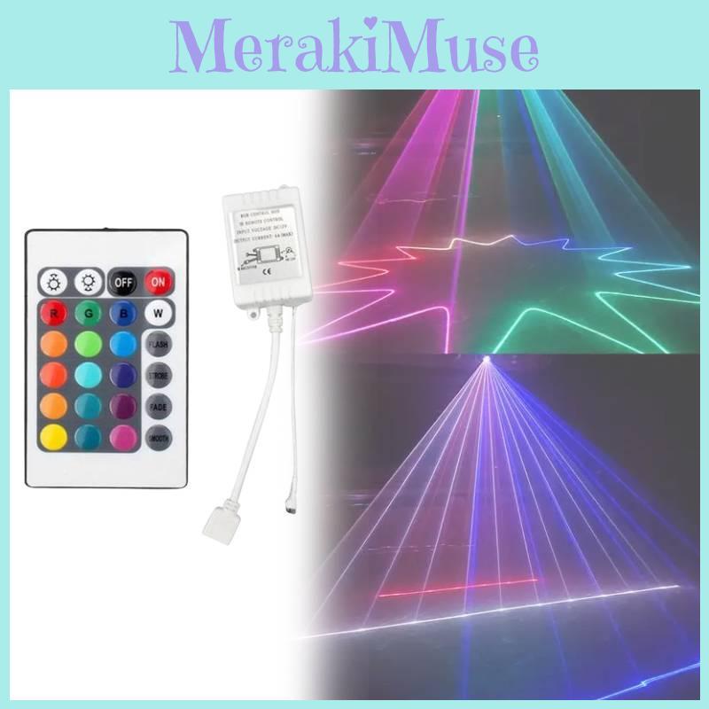 Led Rgb Light Strip Controller With Ir Remote For Home Decor And Dimming