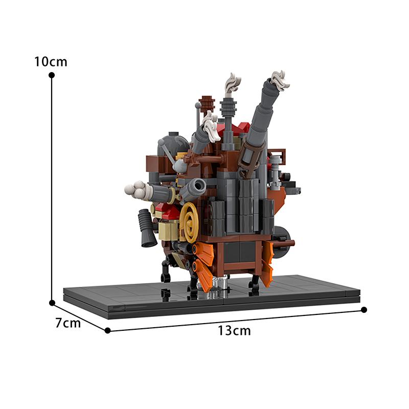 Yigebebe Movie Japan Howl Moving Castle Giant Anime Figures Building Blocks Toys for Children Educational Gifts
