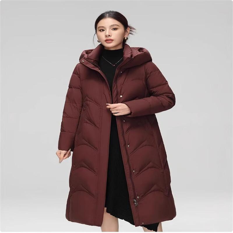 XueZhongFei Women's Mid-Length Down Coat (X40144598F)