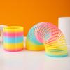 Rainbow Circle Fun Folding Toy Material Spring Coil Children's Creative Magic Party Party Funny Tool Colorful Elastic Pen Holder