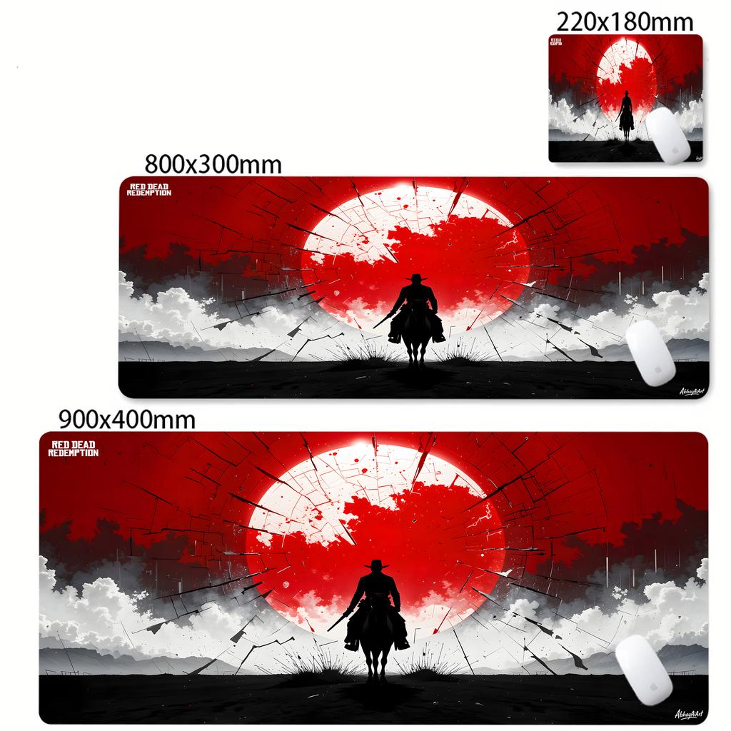 Large Gaming Red Dead Redemption  Mouse Pad Pc Gamer Keyboard  Desk Mat Anime Mausepad Computer Accessories Lockrand Mousepad