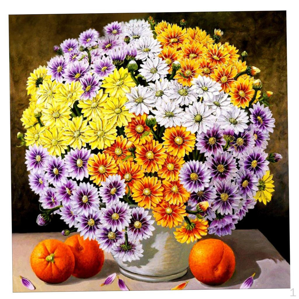

1Piece Creative Unframed Picture Wall Hanging Decor Colorful Flower
