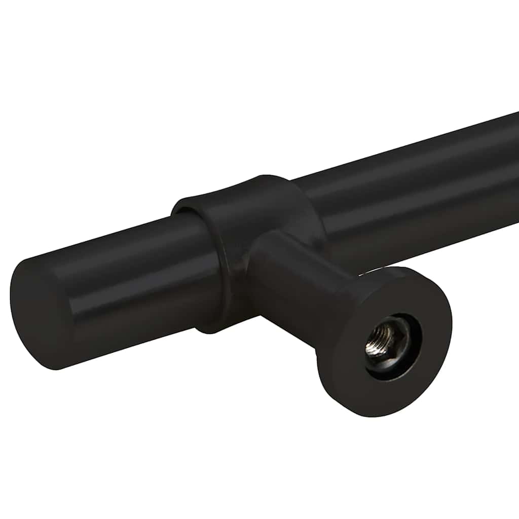 Furniture Handles 5 pcs Black 224 mm Stainless Steel