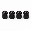New 4Pcs Aluminum Car Tire Valve Caps Diamond Tyre Valve Airtight Cover Waterproof Dust For T A1 A2 A3 A4 A5 Sline TT Motorcycles