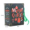 5PCS Creative Magic Book Series Christmas Day Candy Treat Boxes with Bow Xmas Small Cookie Boxes Holiday Party Favor Supplies