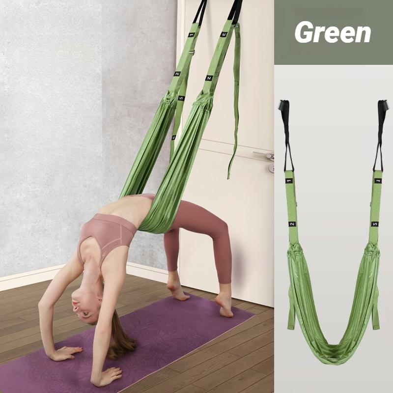 Verstellbarer Aerial Yoga Gurt Zugseil Frauen Hängematte Dehnung Beine Spagat Trainer Weiblicher Fitnessstudio Gürtel Schaukel Dehnung Fitness