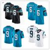 Herren NFL Carolina Panthers 9 Bryce Young Authentischer Stil Gesticktes Trikot Baumwolle Sportfan Bekleidung