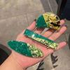 Sheet Hit Color Headwear Green Korean Style Hairpins Hair Ornaments Hair Claws Women Hair Clips