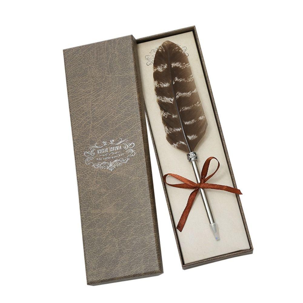 Gift School Office Students Quill Pen Gift Boxed ball-point pen Boxed Ballpoint Pen Neutral Gel Pen