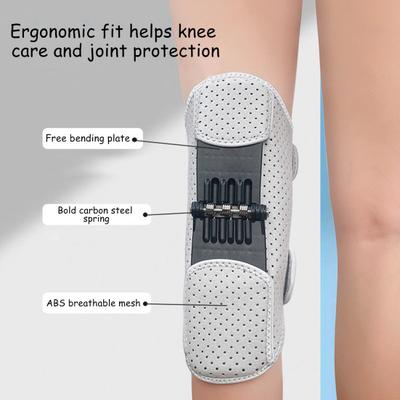Knee Assistive Device Knee Protection Booster Brace Breathable Joint Support Spring Stabilizer Sports