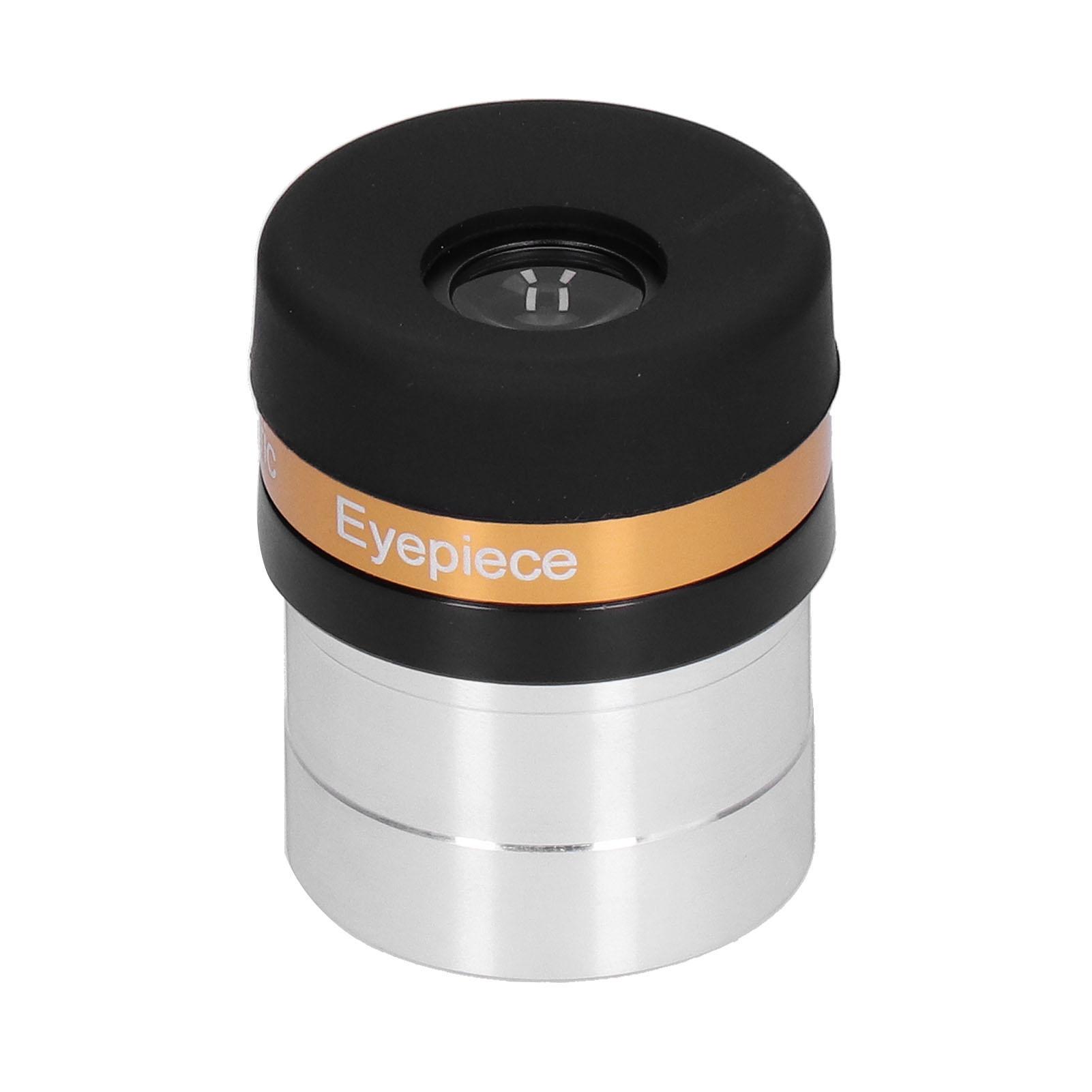 Eyepiece Wide Angle 62° Aspheric Eyepiece High Definition Fully Coated for 1.25in Astronomic Telescope10mm / 0.4in Aluminum alloy