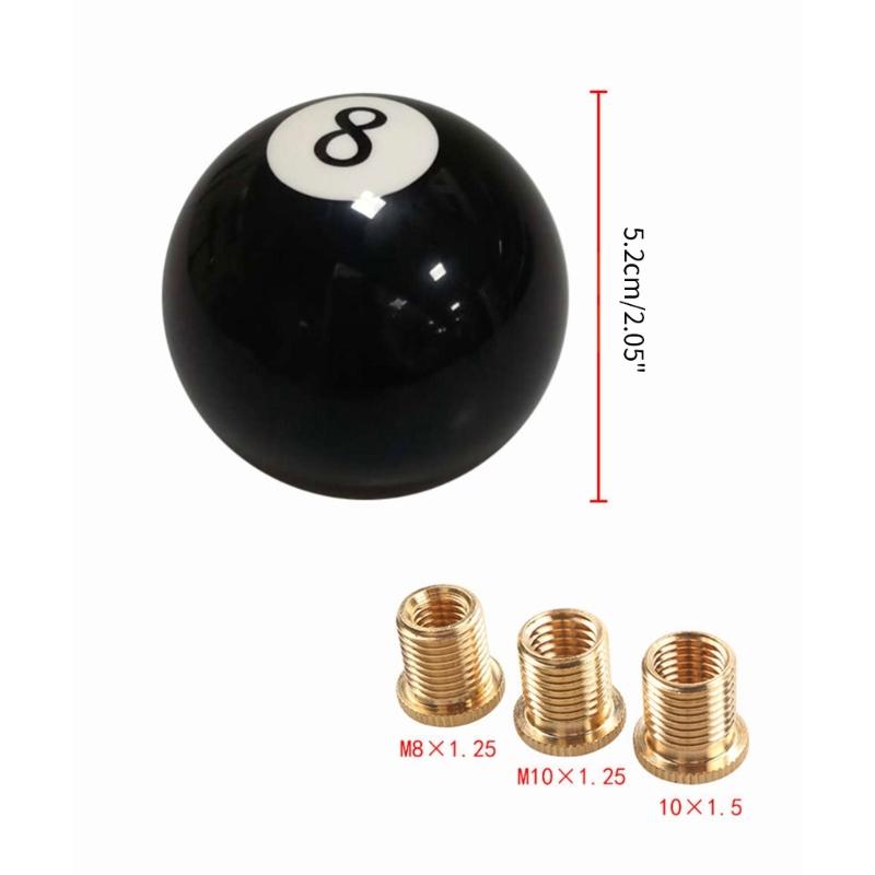 Dźwignia zmiany biegów manualna do samochodu z trzema adapterami Gałka zmiany biegów do skrzyni biegów Kula do większości pojazdów