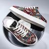 Men Half-slippers Summer New Sneakers Casual Mens Designer Ethnic Style Board Shoes Fabric Breathable Increased Internal