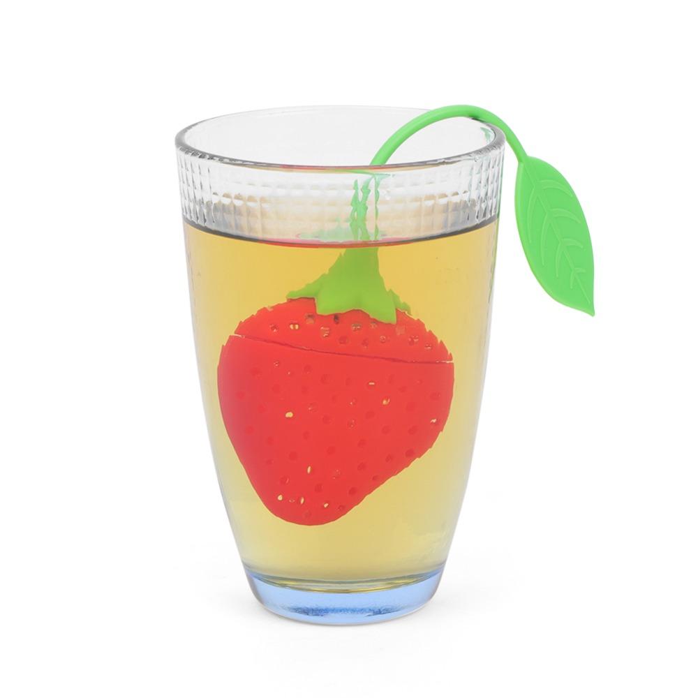 Long Handle Tea Strainer Food Grade Silicone Tea Filter Funny Silicone Tea Infuser For Family
