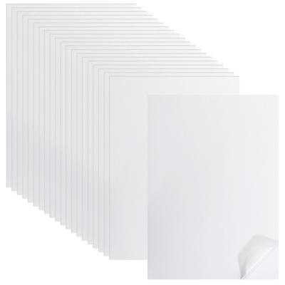 20pcs A4 Self-Adhesive Printing Paper White 298x210x0.2mm