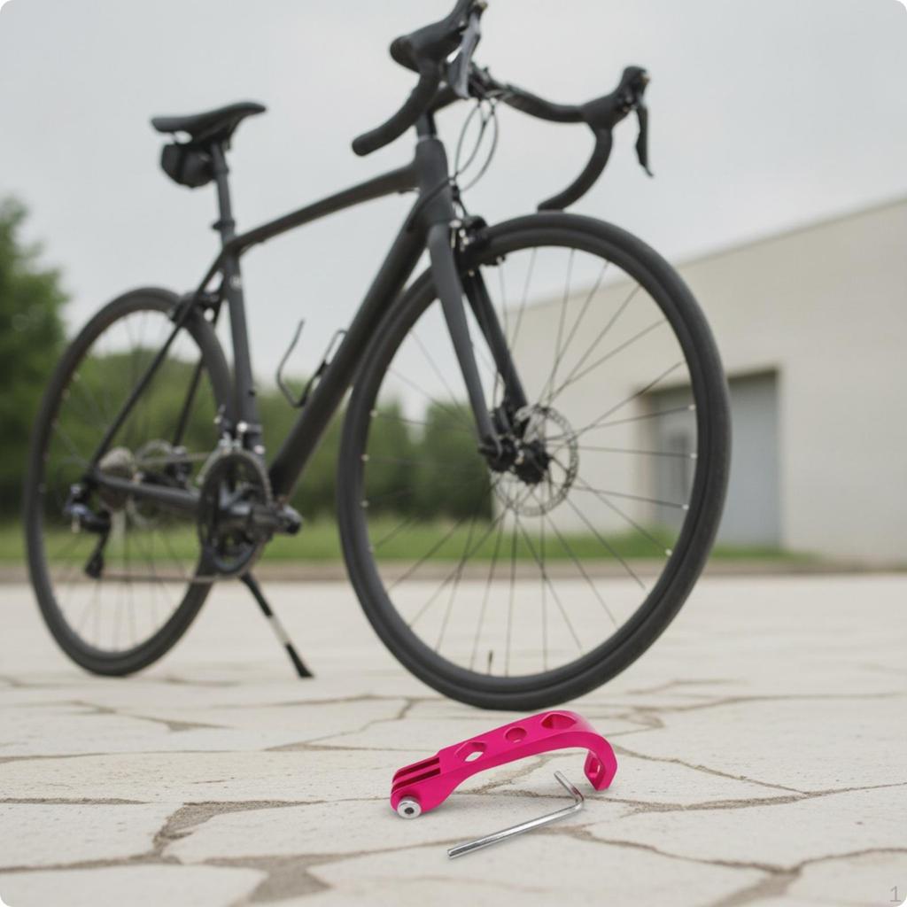 Front Light Bracket with Hex Key Aluminum Alloy Headlight Mount Lightweight Holder for
