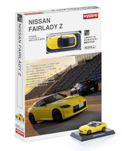 

Kyosho (Kyosyo) KYOSHO MINI CAR & BOOK No.13 1/64 Nissan Fairlady Z Yellow Finished Product