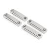 4 pezzi Pad Occhiello Cinghia Superiore Barca Occhielli Passanti Acciaio Inossidabile Occhielli di Fissaggio per Kayak Barca Nautica con Viti