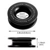 Aluminum Alloy Snatchs Recovery Rings Winch Snatchs Block Pulley Towing Rings for Soft Shackle and Synthetic Rope