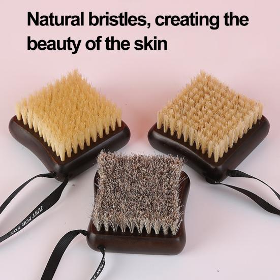 Kartáč na tělo pro suché kartáčování Přírodní silné štětiny Exfoliuje odumřelou kůži Detoxikuje Sprchový kartáč Povzbuzující nástroj pro suché kartáčování