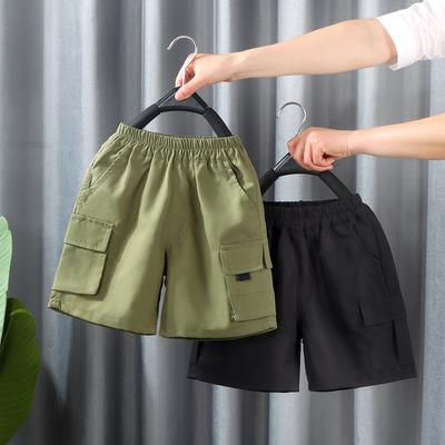 Chłopięce Letnie Codzienne Modne Spodnie Cargo Wygodne Oddychające Luźne Sportowe Szorty Nastolatka Wiosna Lato Dziecięce Codzienne Krótkie Spodnie