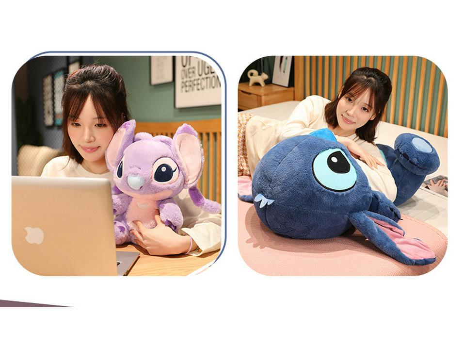 Cute Purple Angel Stitch Plush Doll - Lilo & Stitch Children's Pillow Toy