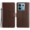 For Xiaomi Redmi Note 13 5G Case Butterfly Pattern PU Leather Wallet Phone Cover
