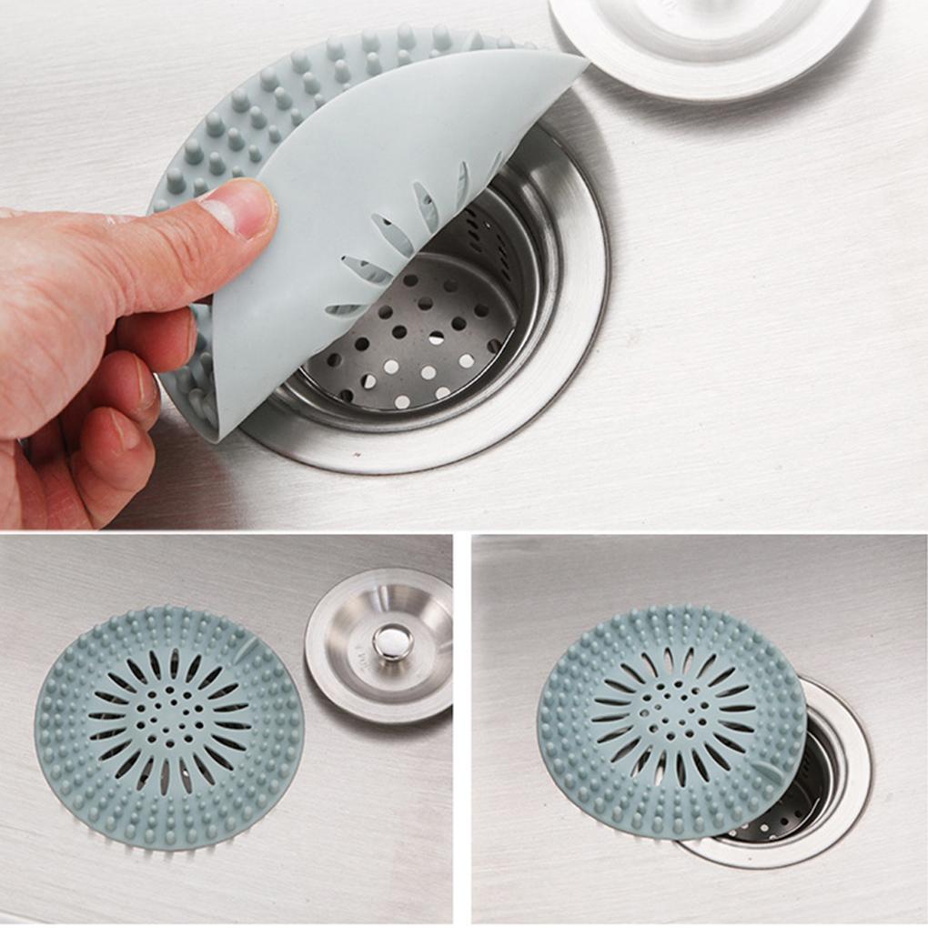 Sewer Sink Drain Garbage Filter Recycled Hair Strainer Water Stopper Anti-clogging Catcher Cover Bathtub Tool for Kitchen