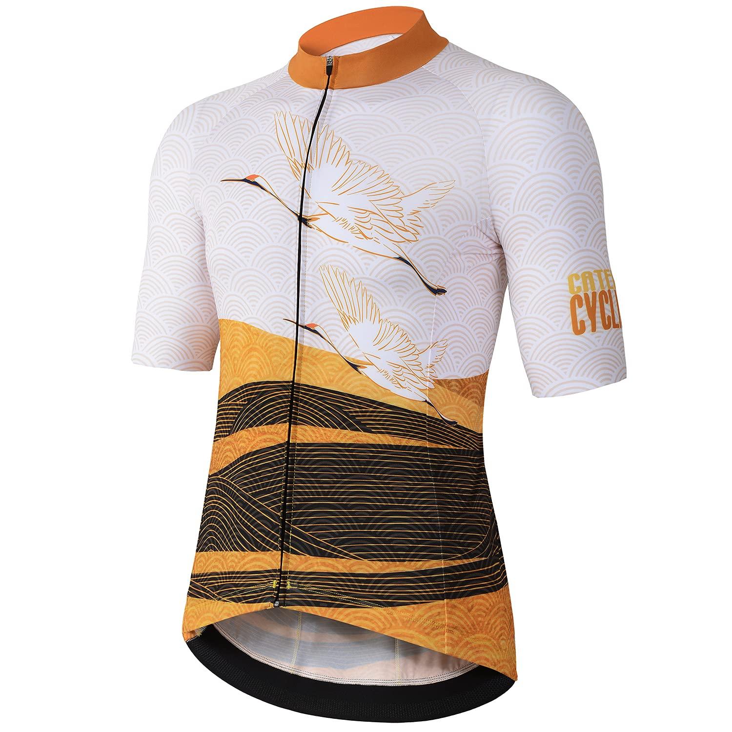 

Мужская веломайка с коротким рукавом CATENA, влагоотводящая, быстросохнущая, дышащая