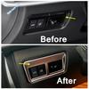 LHD ABS Stickers Head Light Lamp Decoration Frame Cover Trim Fit For Jaguar XF XE 2016 -  Interior Accessories